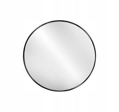 Okrúhle zrkadlo, čierny kruh, priemer 120 cm